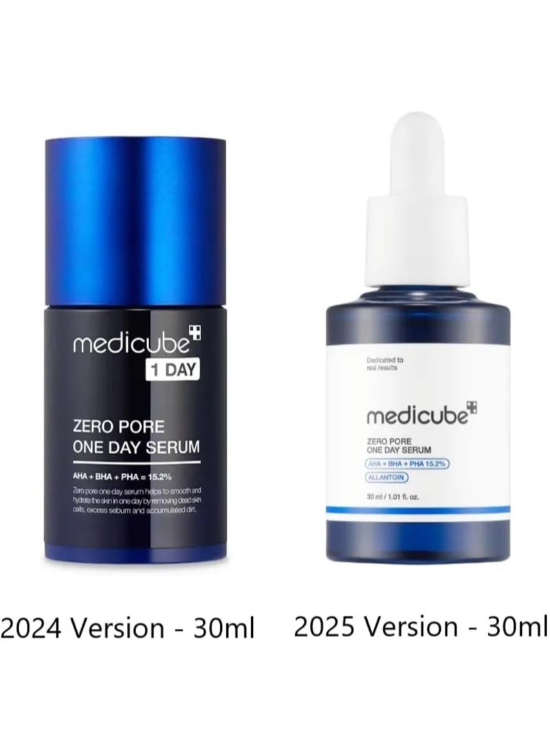 Medicube سيروم زيرو بور ليوم واحد 1.01 أونصة سائلة - سيروم تجديد البشرة الليلي مع مركب شد المسام - 15.2% AHA + BHA + PHA و 2% نياسيناميد - تقليل بنسبة 10.8% في مظهر المسام بعد يوم واحد من الاستخدام - Image 3